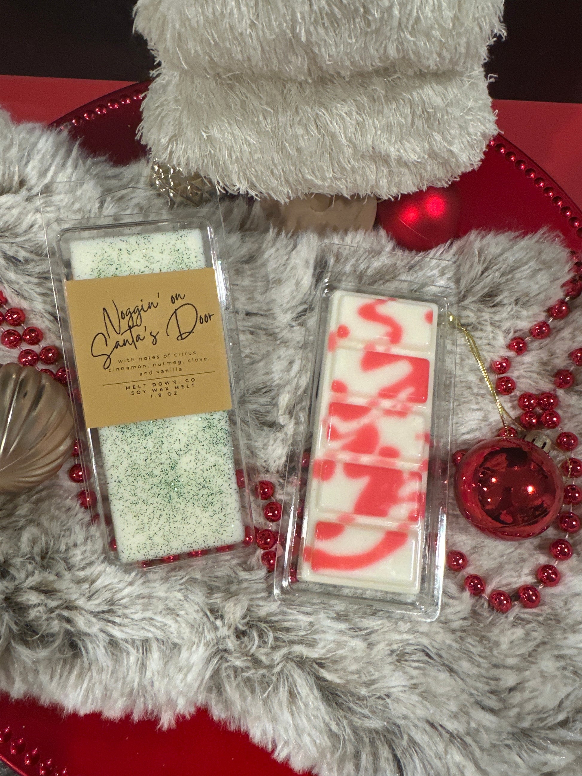 Noggin' on Santa's Door