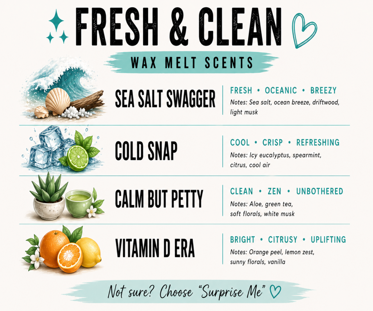 Fresh Wax Melt Bars – Pick Your Scent 🌿