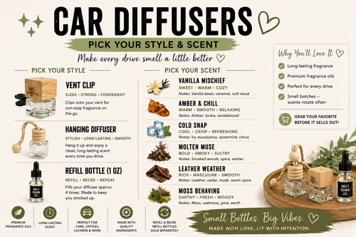 Car Diffusers – Pick Your Scent 🚗