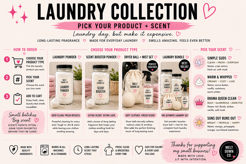 🧺 Laundry Collection – Pick Your Product + Scent