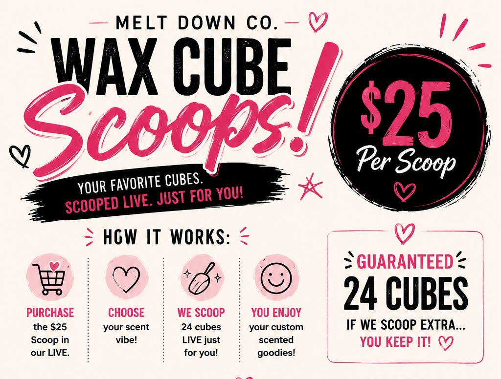 Wax Cube Scoop — 24 Cubes