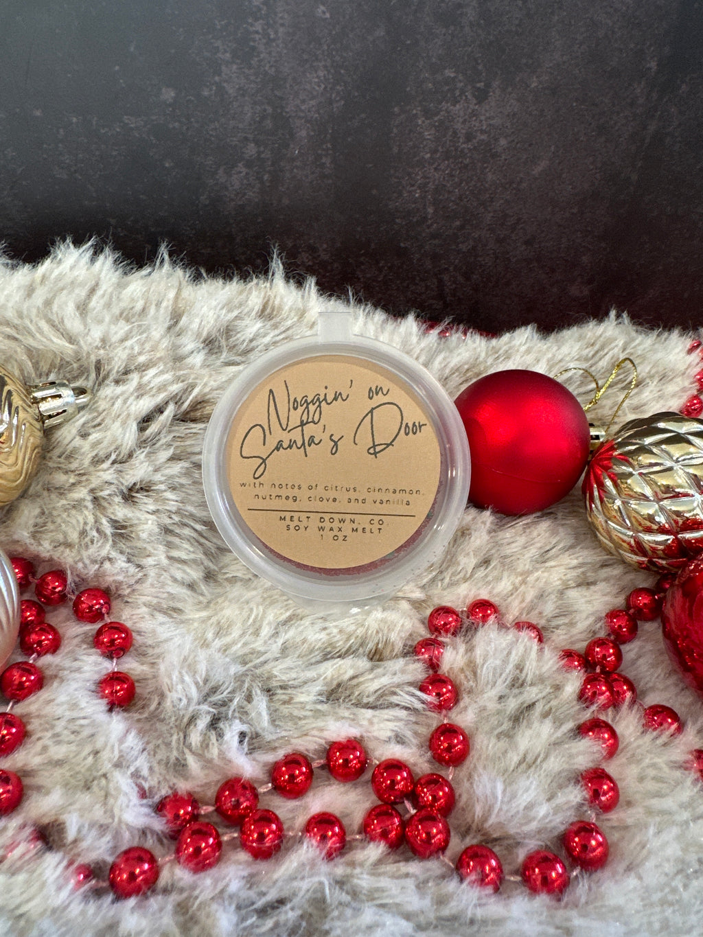 Noggin' on Santa's Door