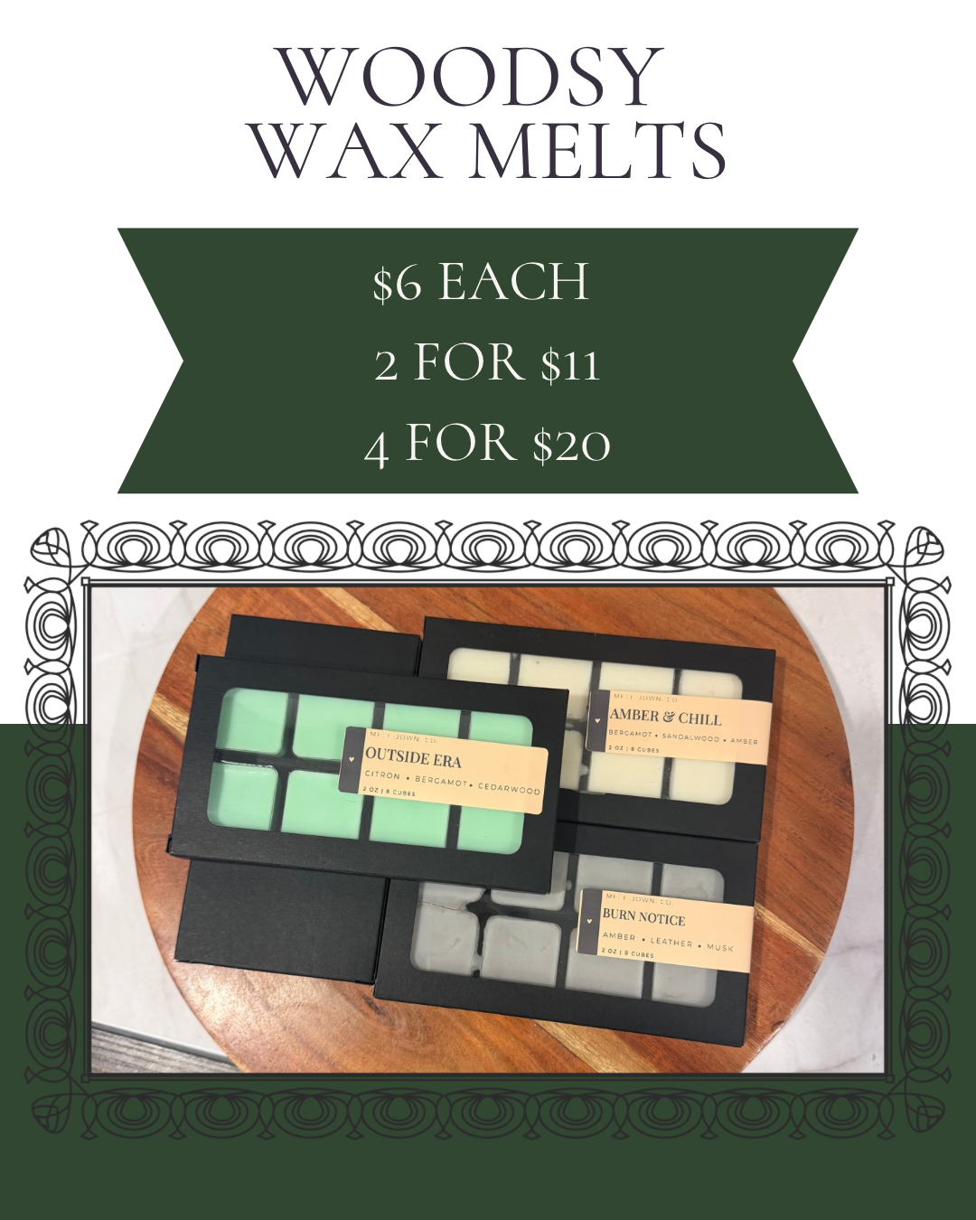Signature Melt Bars