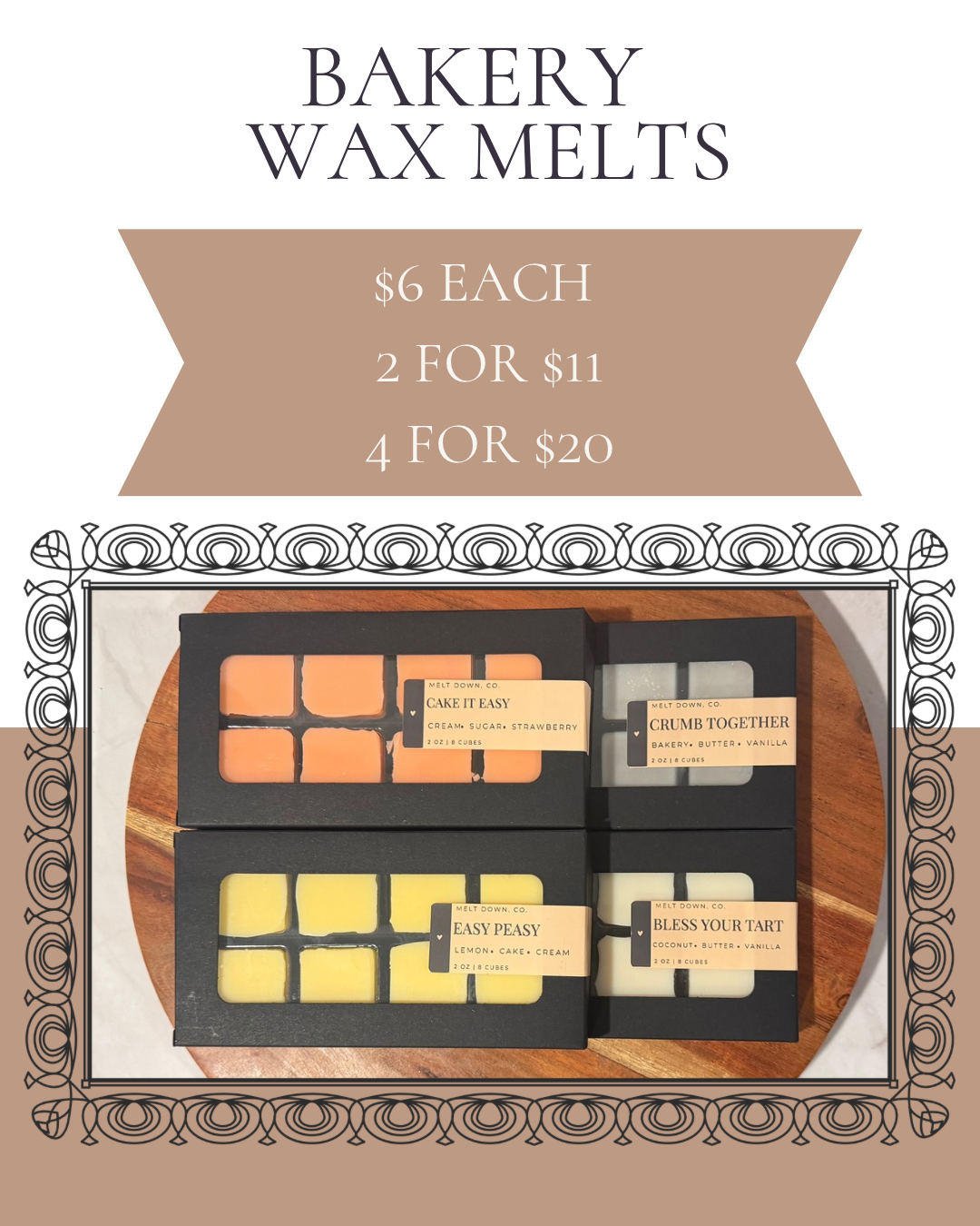 Signature Melt Bars