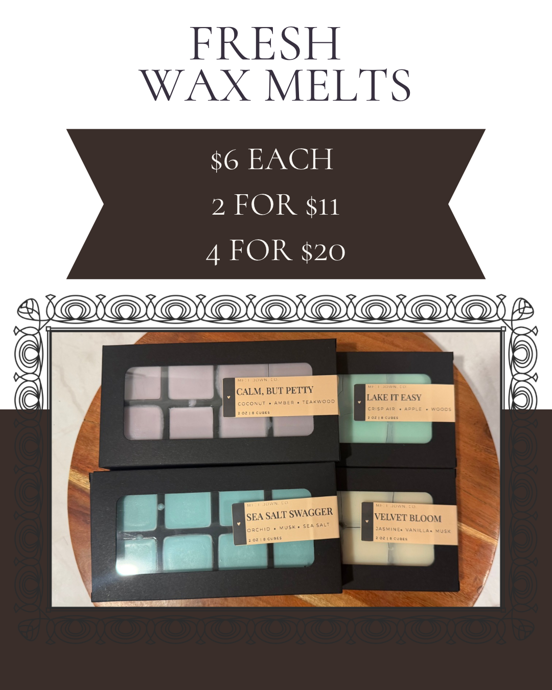 Signature Melt Bars