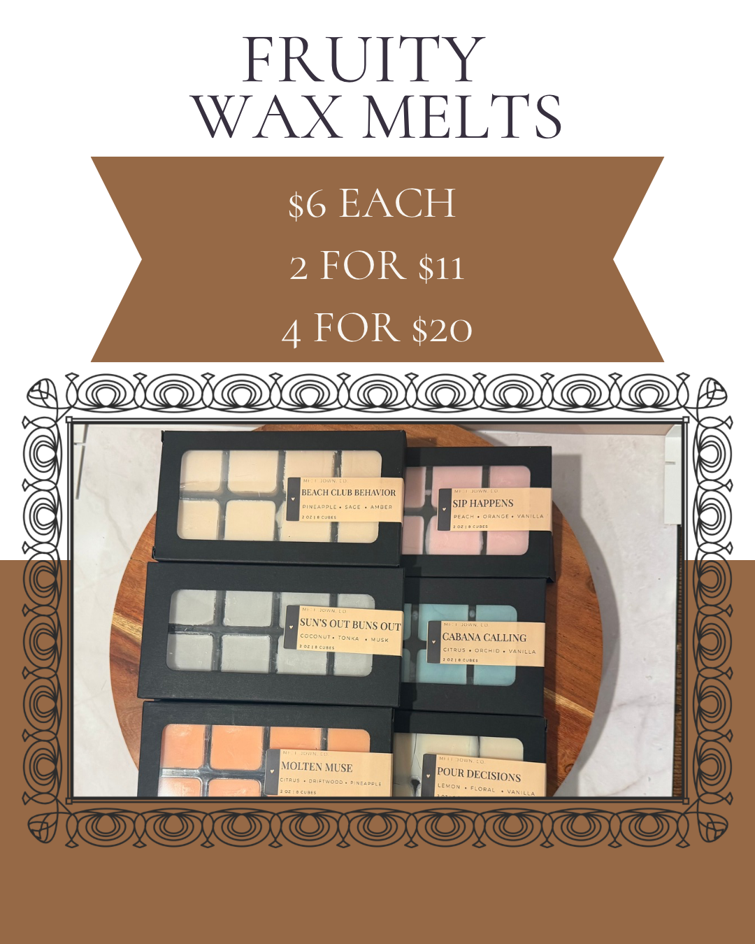 Signature Melt Bars
