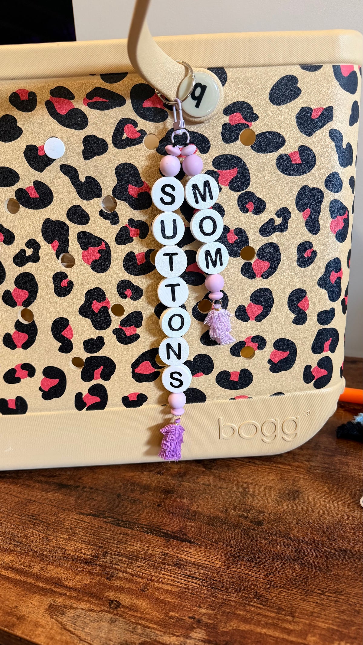 Alphabet Bead Keychains