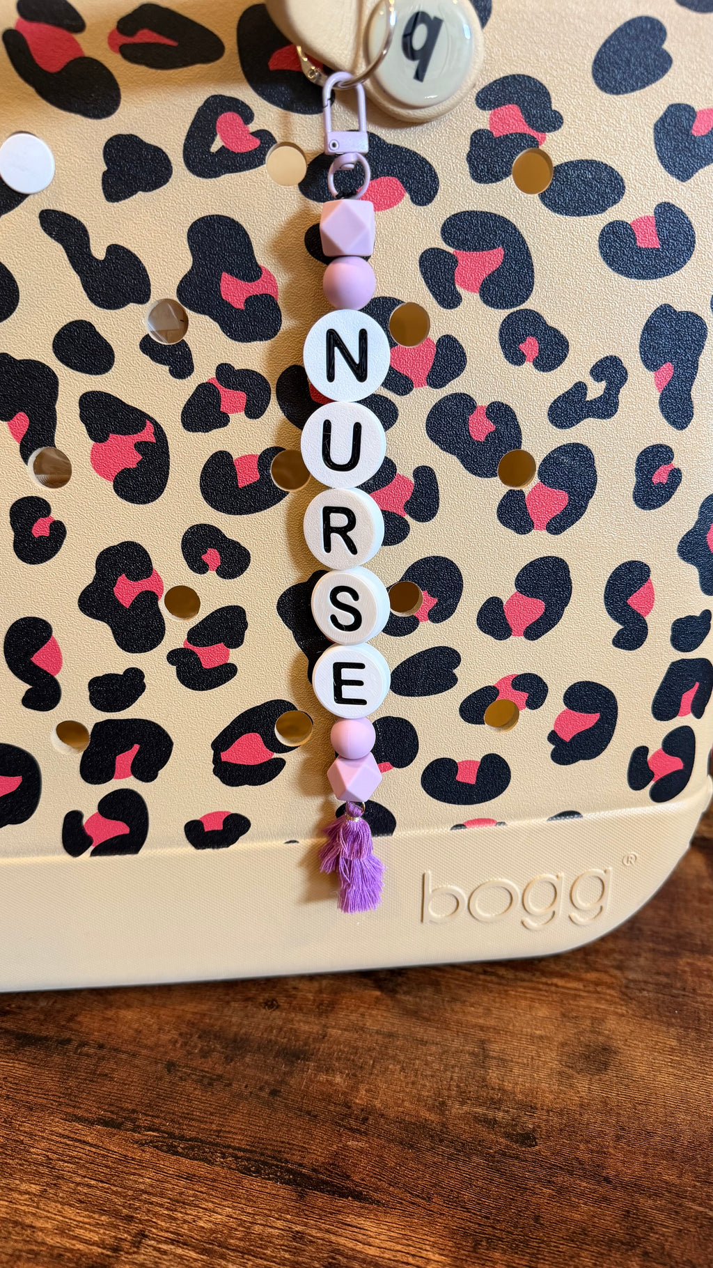 Alphabet Bead Keychains
