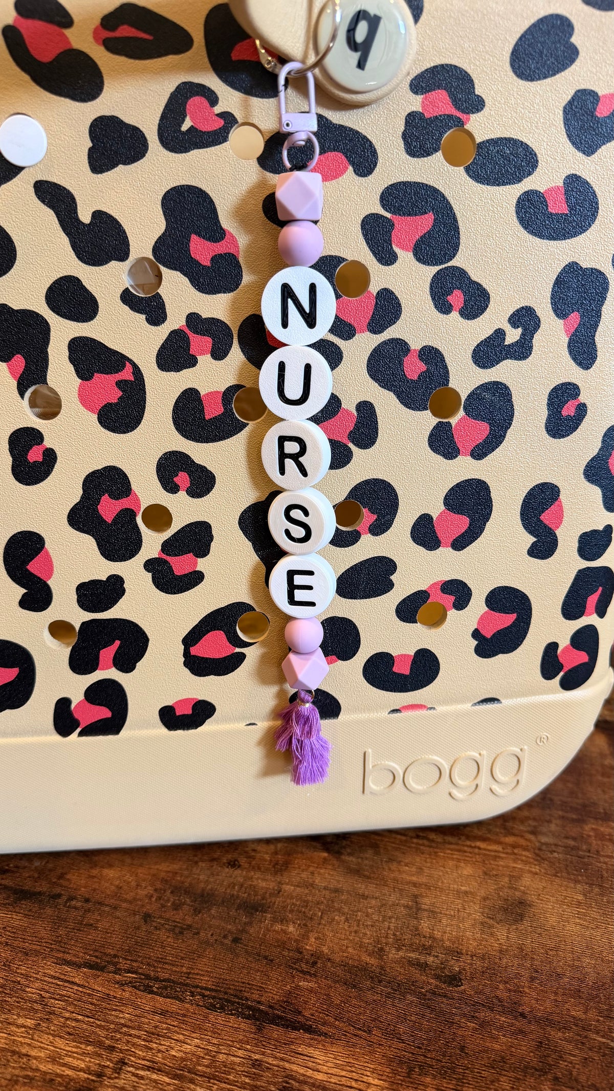 Alphabet Bead Keychains