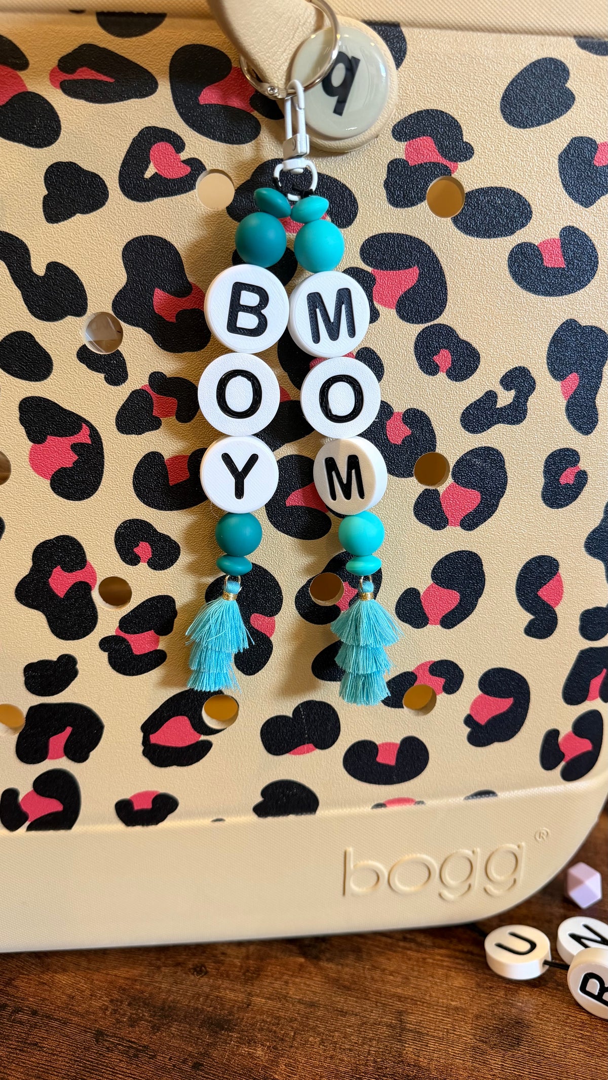 Alphabet Bead Keychains