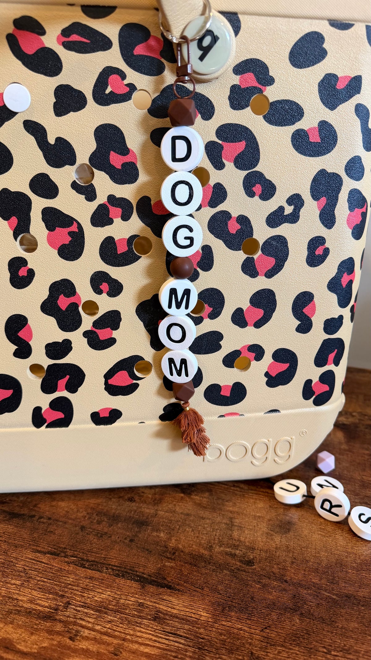 Alphabet Bead Keychains