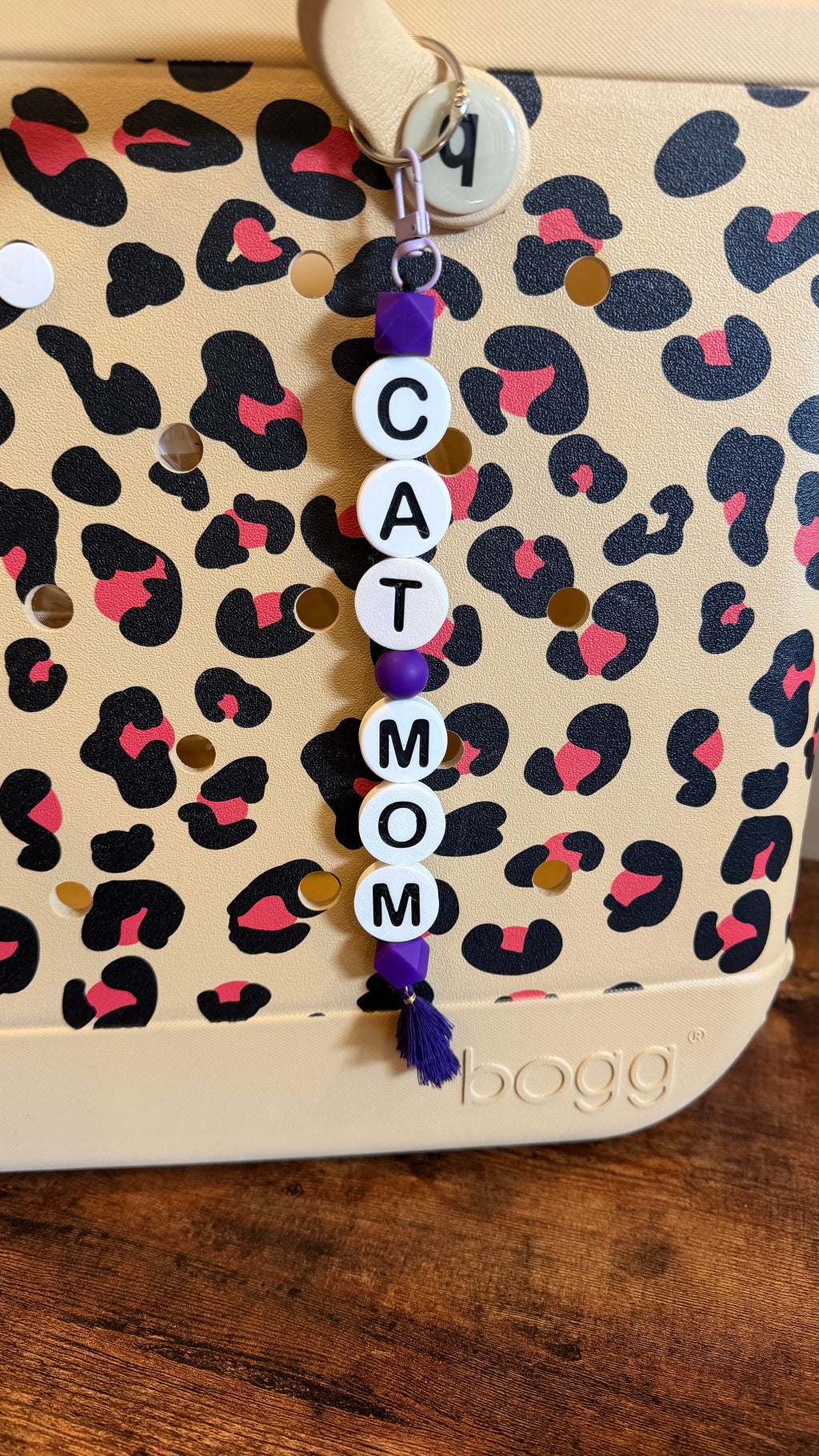 Alphabet Bead Keychains