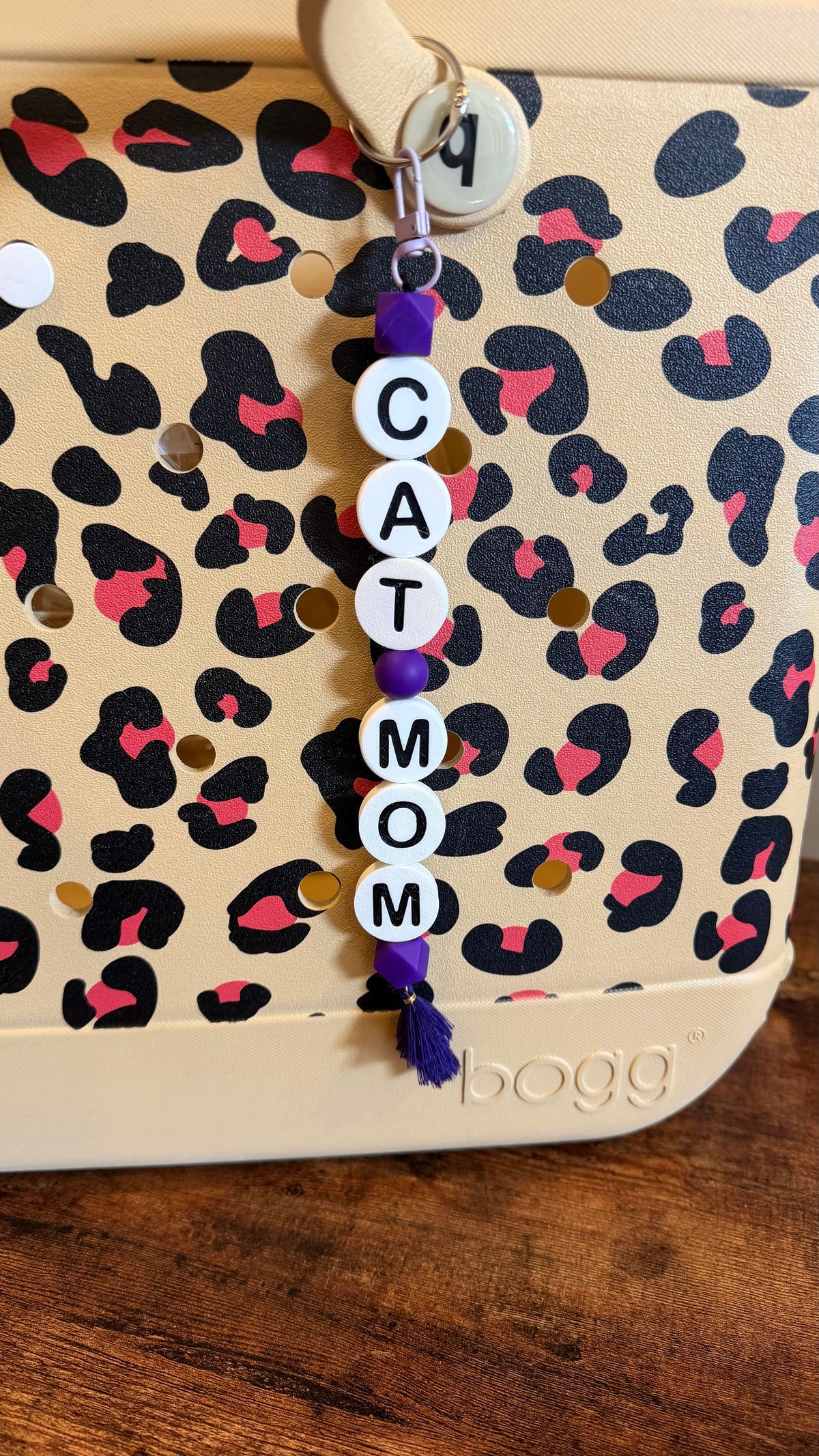 Alphabet Bead Keychains
