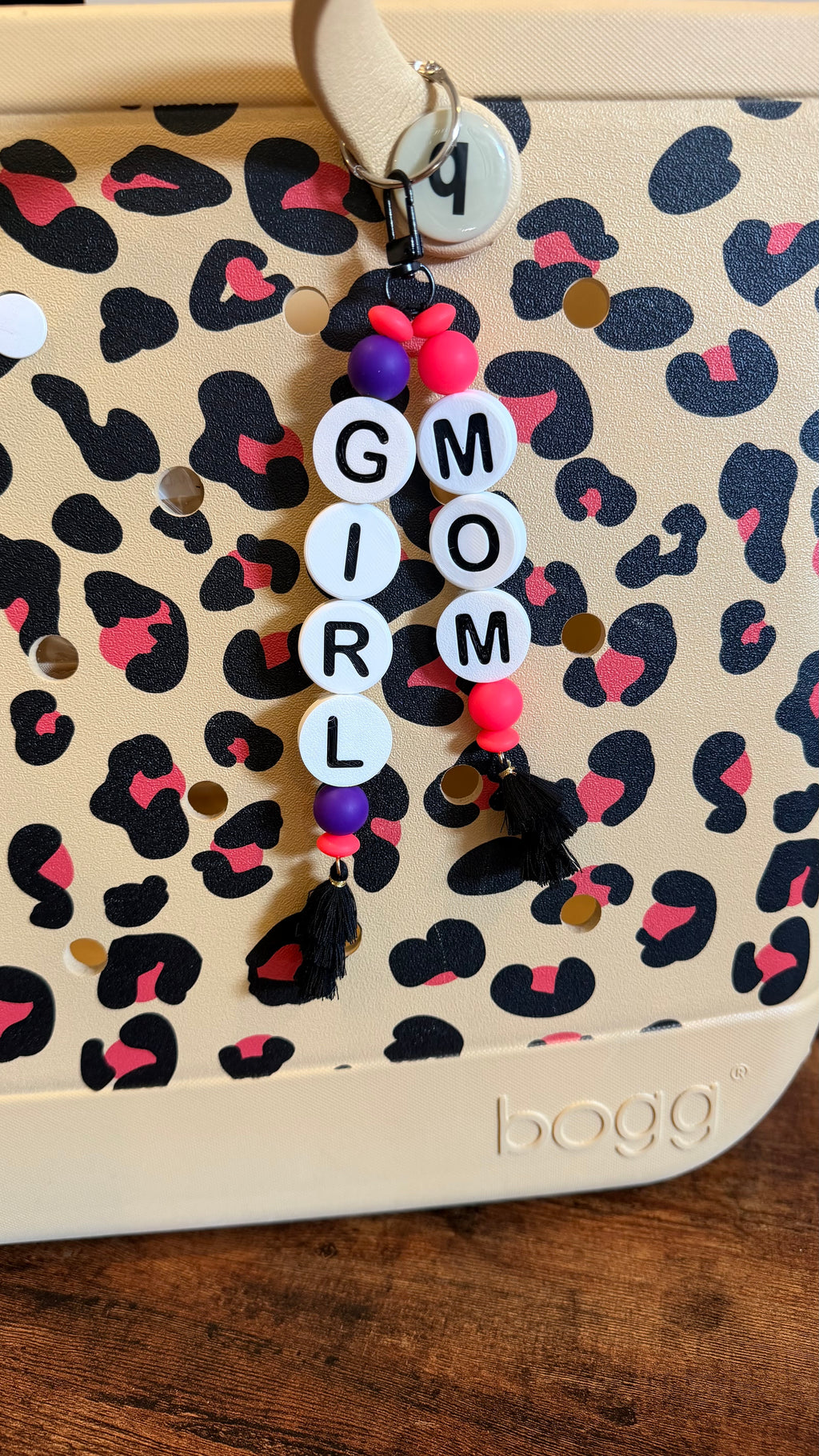 Alphabet Bead Keychains