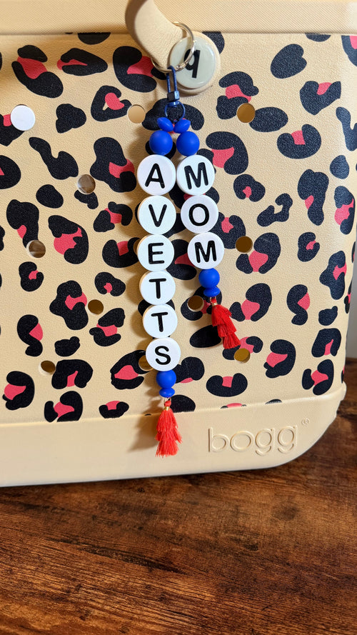 Alphabet Bead Keychains