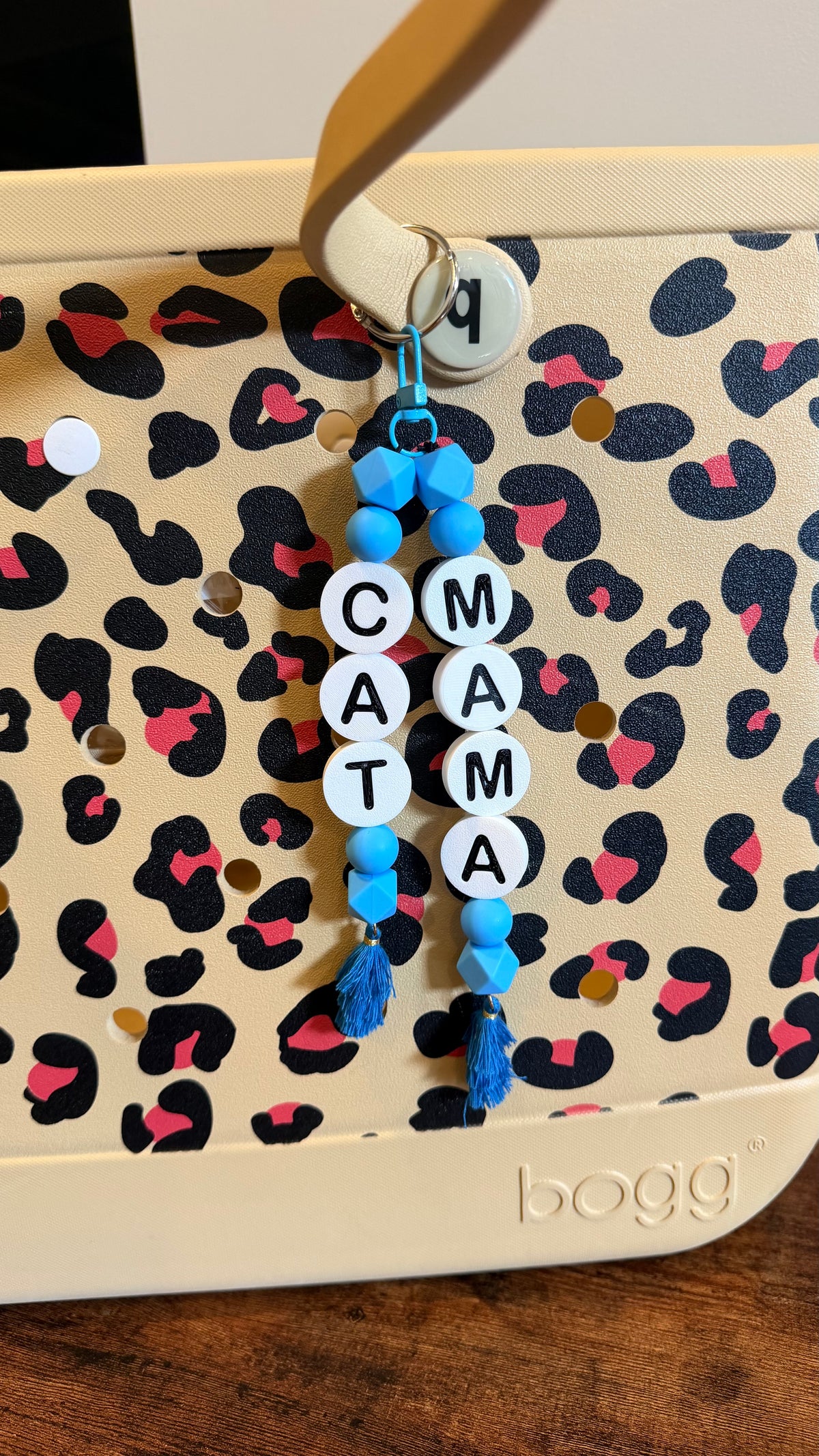 Alphabet Bead Keychains
